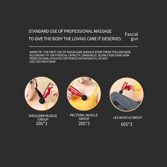 Tragbare Massagepistole