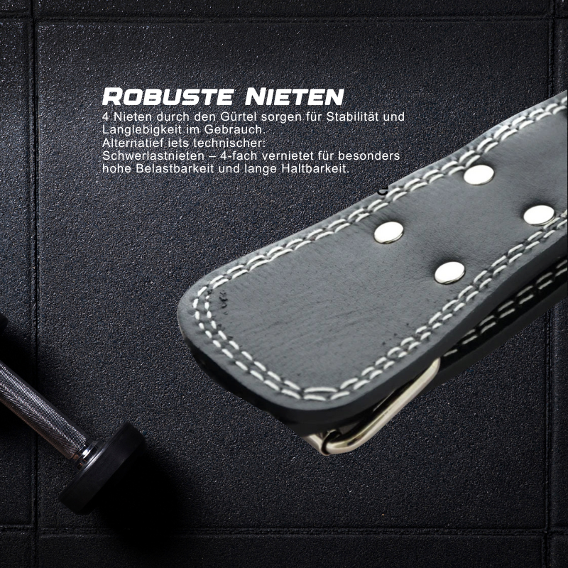 Gewichthebergürtel – Kraft und Stabilität